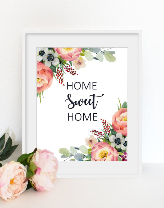 Free Home Sweet Home printable - Eliza Anderson Art