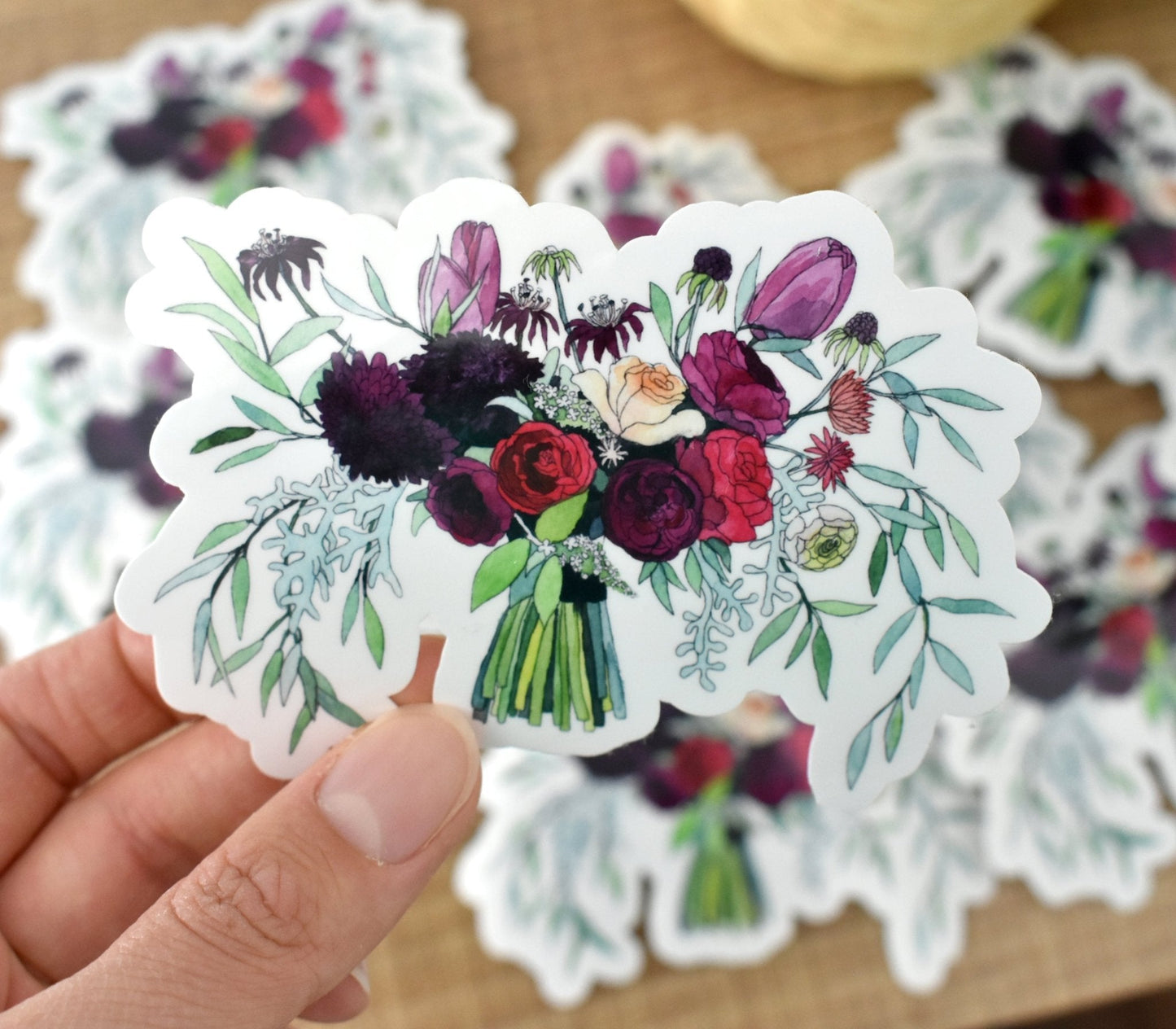 Flower bouquet sticker - Eliza Anderson ArtEliza Anderson Art