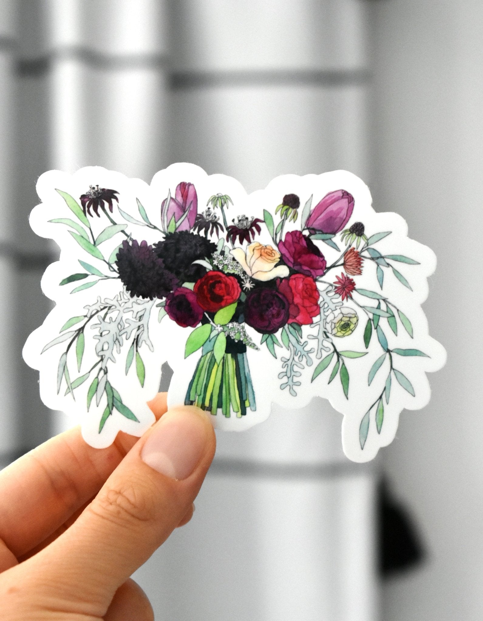 Flower bouquet sticker - Eliza Anderson ArtEliza Anderson Art