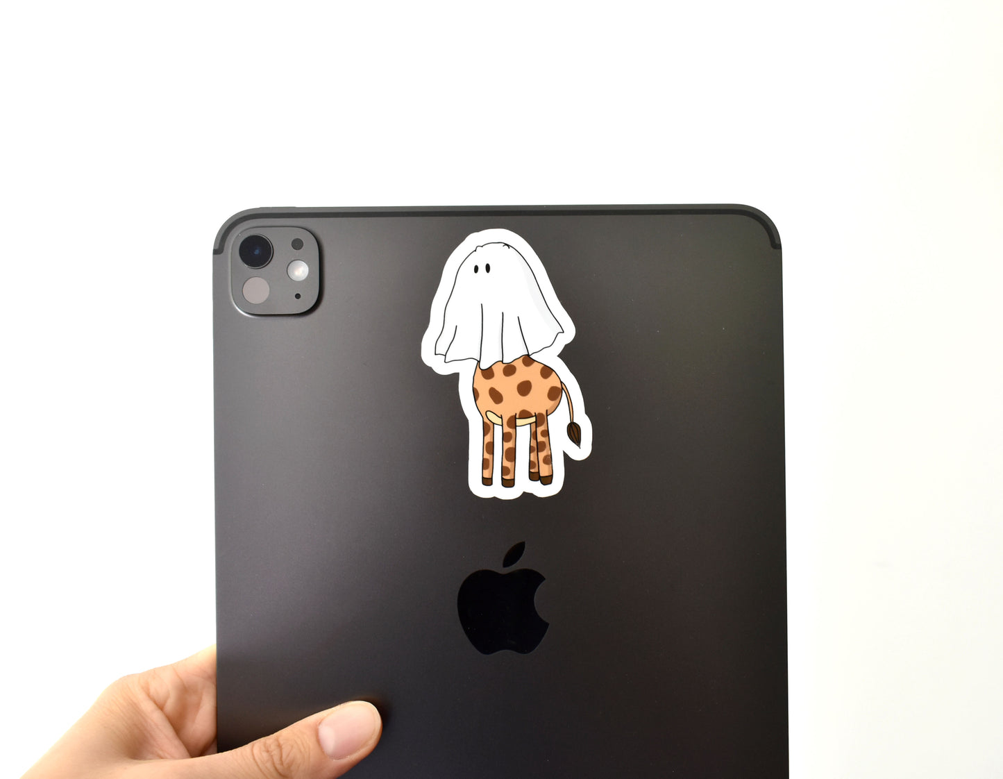 Giraffe ghost sticker