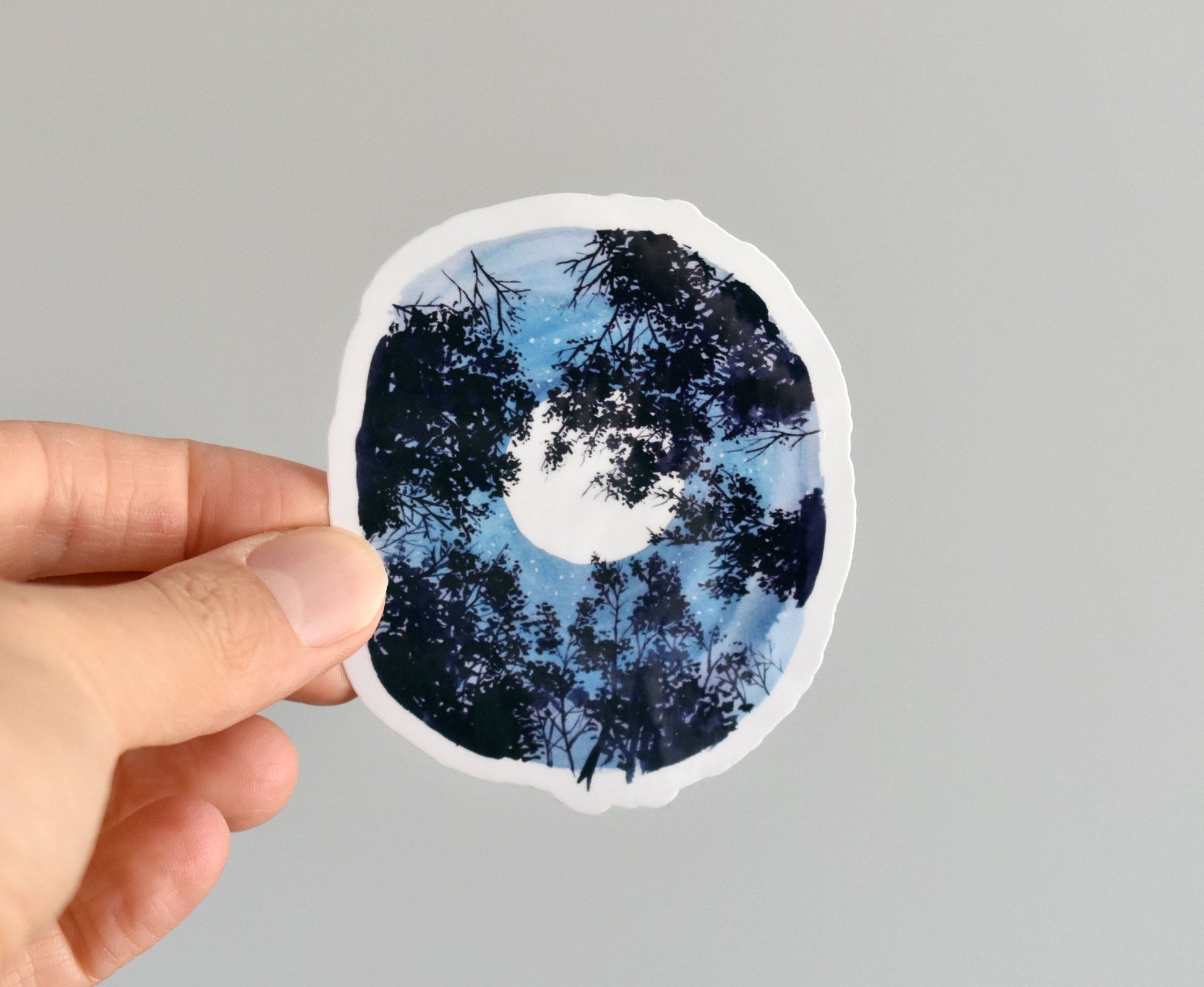 Moon and stars sticker 2 - Eliza Anderson ArtEliza Anderson Art