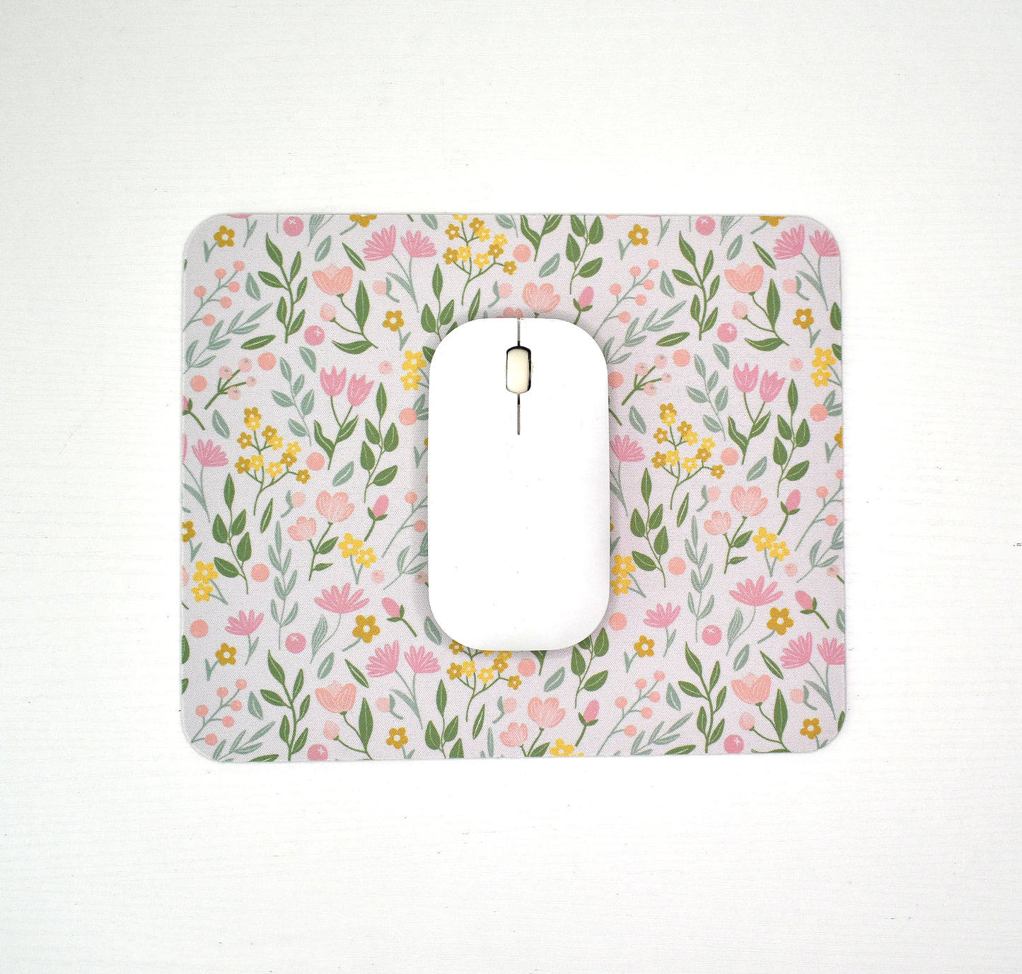 Light pink flowers Mouse Pad