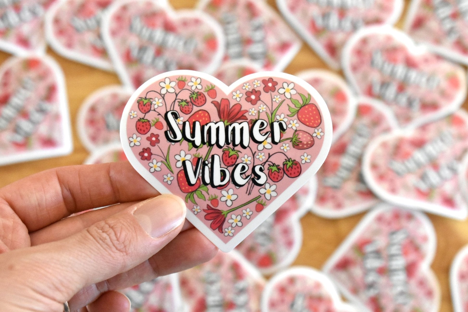 Summer Vibes sticker - Eliza Anderson ArtEliza Anderson Art