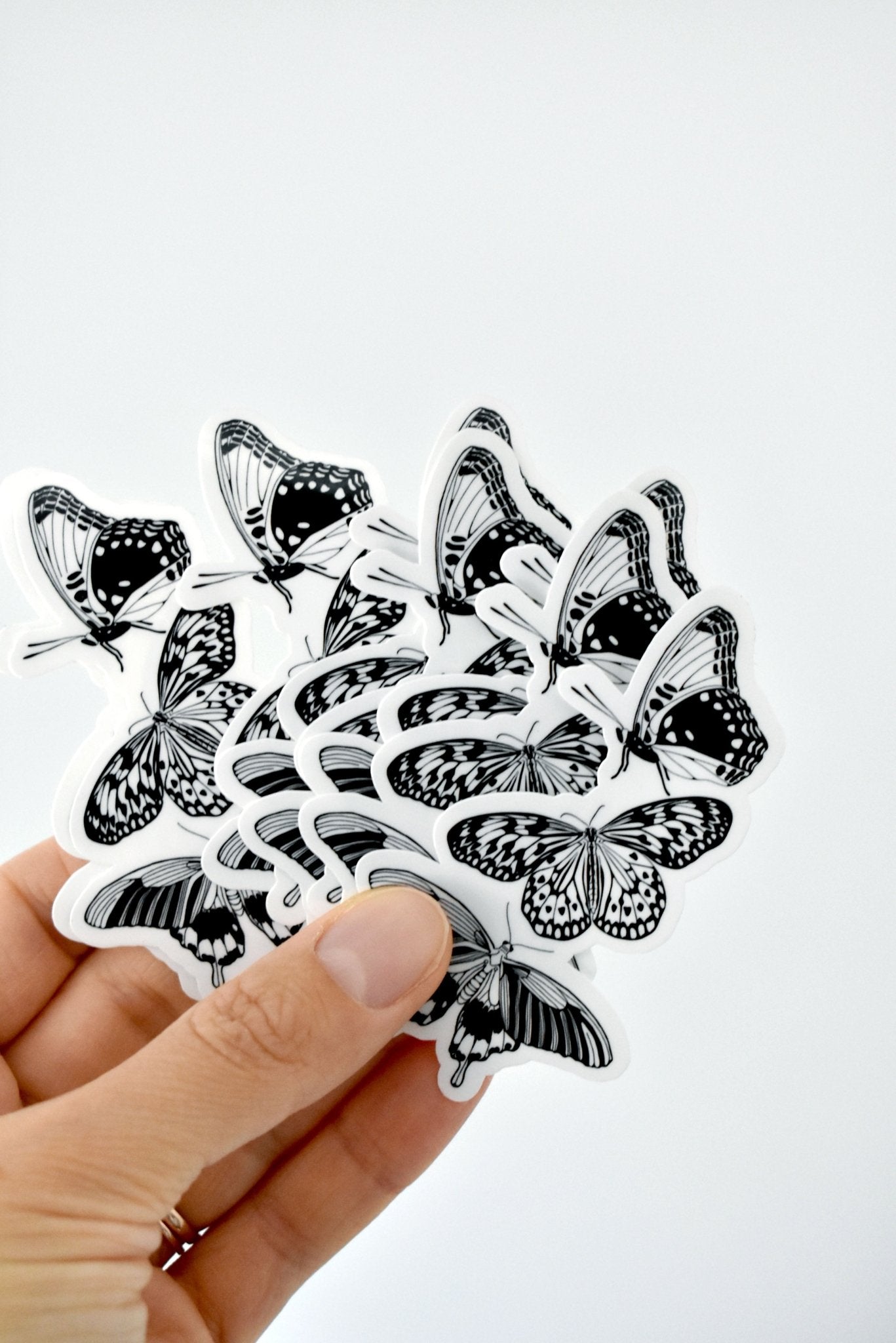 Three butterflies sticker - Eliza Anderson ArtEliza Anderson Art