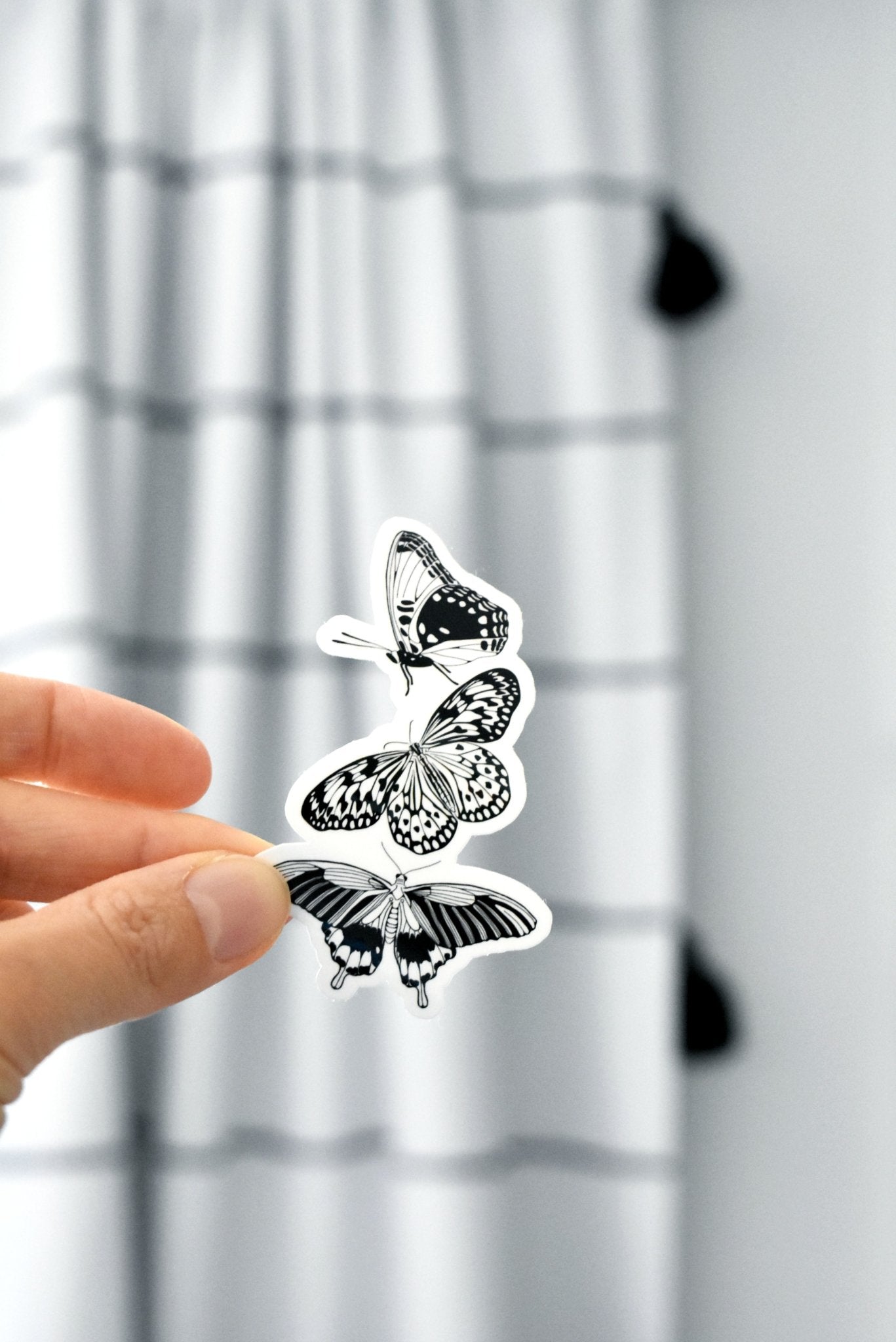 Three butterflies sticker - Eliza Anderson ArtEliza Anderson Art