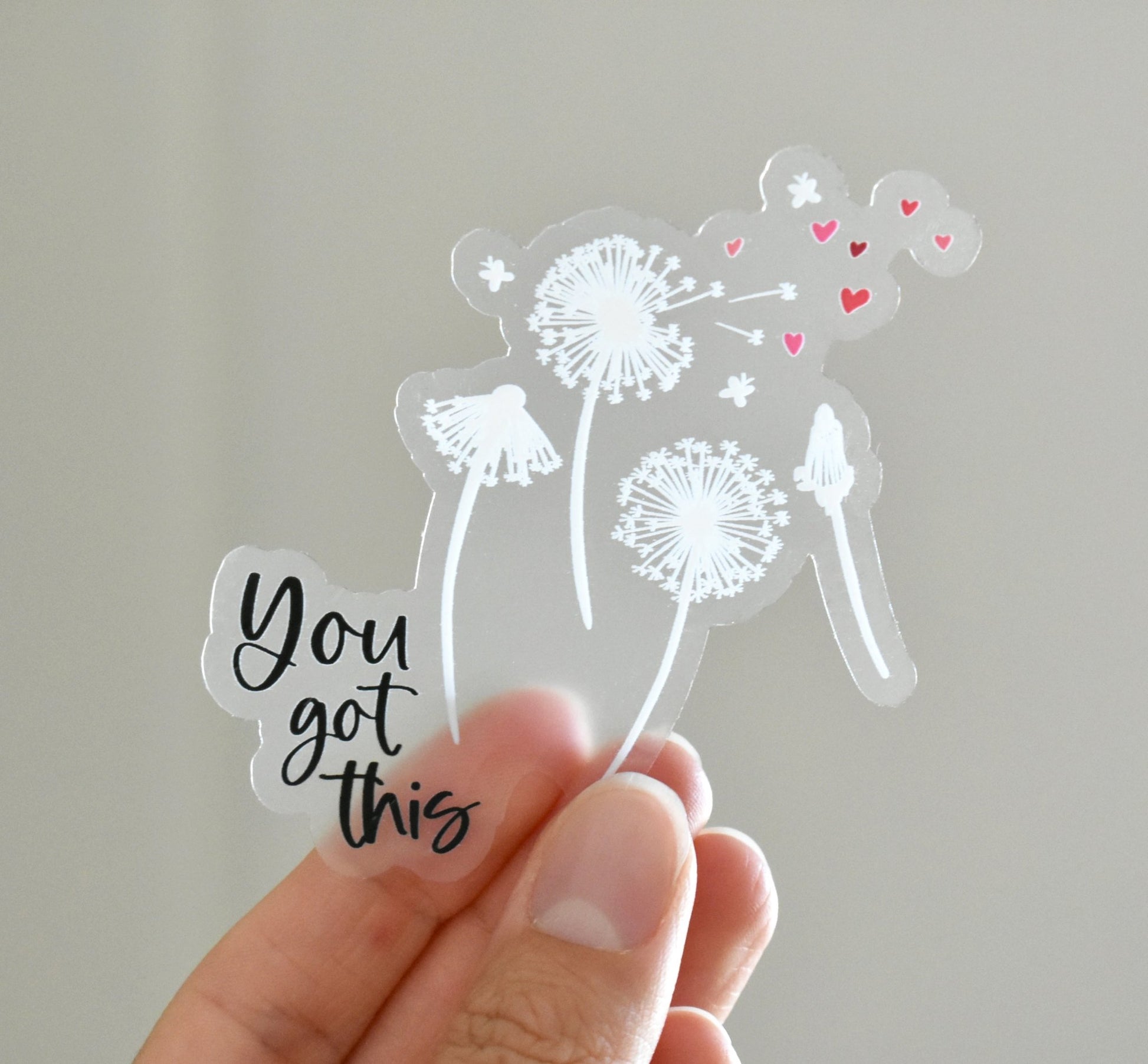 You got this clear sticker - Eliza Anderson ArtEliza Anderson Art