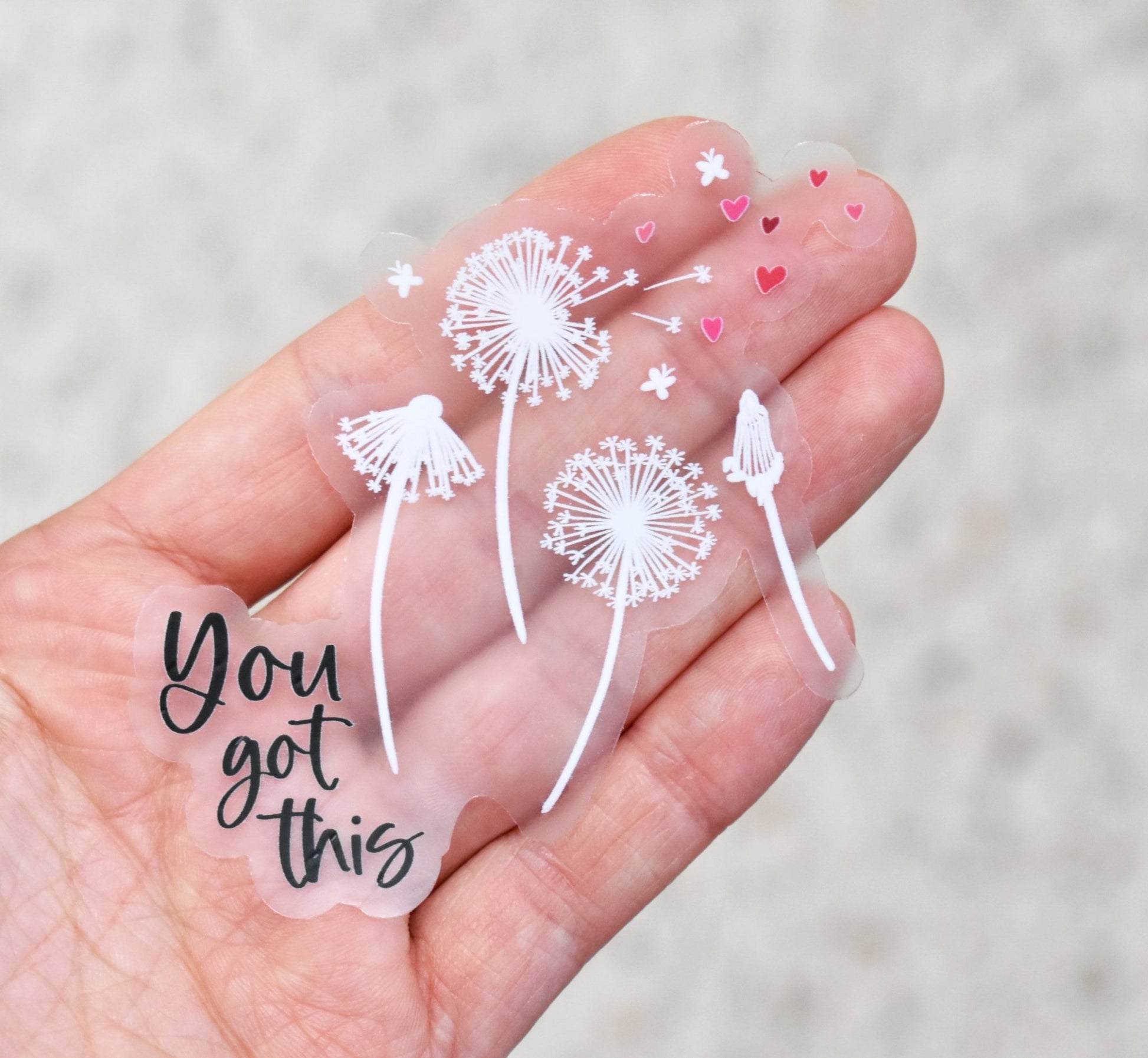 You got this clear sticker - Eliza Anderson ArtEliza Anderson Art